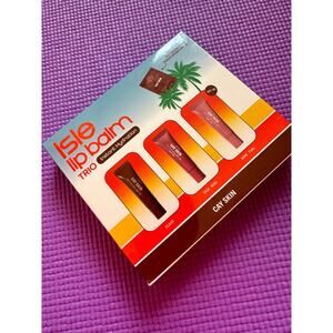 CAY SKIN Isle Lip Balm SPF 30 UV protection Holiday Lips Trio NEW non sticky